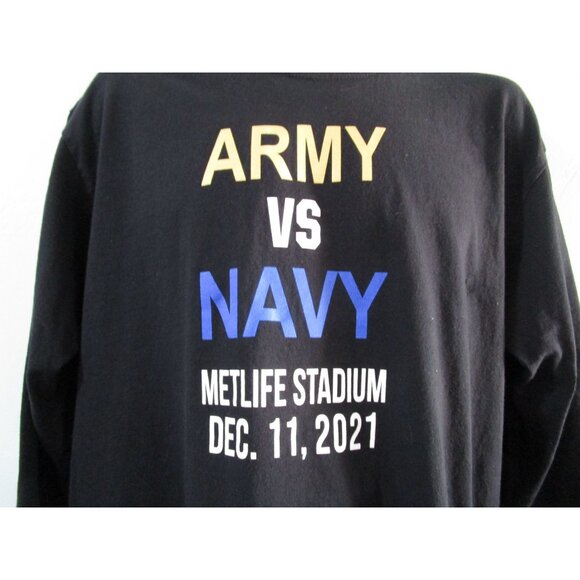 Army Navy Game Met Life 2021 T Shirt12 Duty Honor Country Beat Navy Mens L EUC - Picture 8 of 12